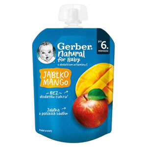 Gerber Deserek Jabłko Mango dla Niemowląt po 6. Miesiącu Życia 80g