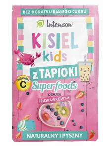Intenson SuperFoods Kisiel Kids z Tapioki o Smaku Truskawkowym 30g