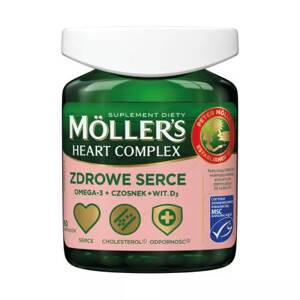 Mollers Heart Complex na Wsparcie Pracy Serca i Układ Odpornościowy 60 Kapsułek
