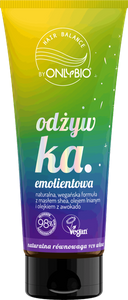 OnlyBio Hair Balance Odżywka Emolientowa z Wegańską Formuła do Włosów Szorstkich 200ml