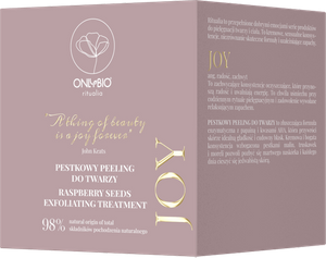 OnlyBio Ritualia Joy Naturalny Pestkowy Peeling do Twarzy z Kwasami AHA 50ml