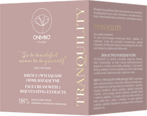 OnlyBio Ritualia Tranquility Krem do Twarzy z 7 Wyciągami Odmładzającymi 50ml