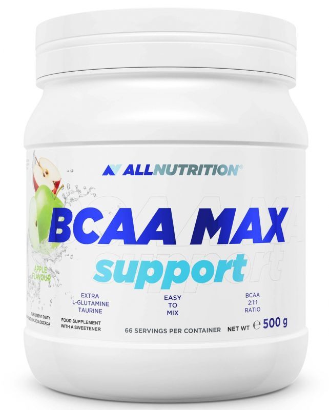  Allnutrition BCAA Max Support Kompleks Aminokwasów Apple 500g