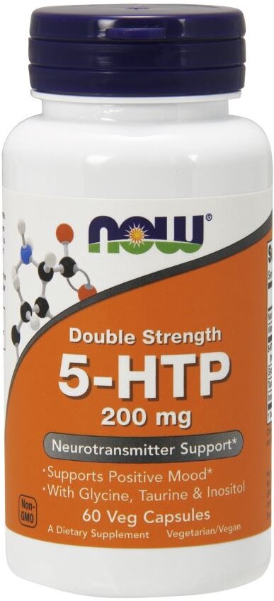 5-HTP with Glycine Taurine & Inositol, 200mg - 60 vcaps