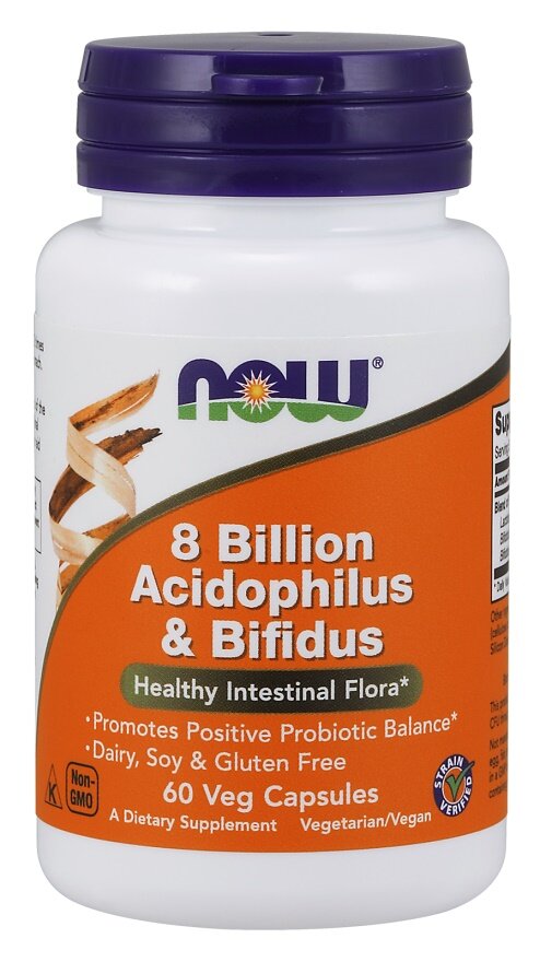 8 Billion Acidophilus & Bifidus - 60 vcaps