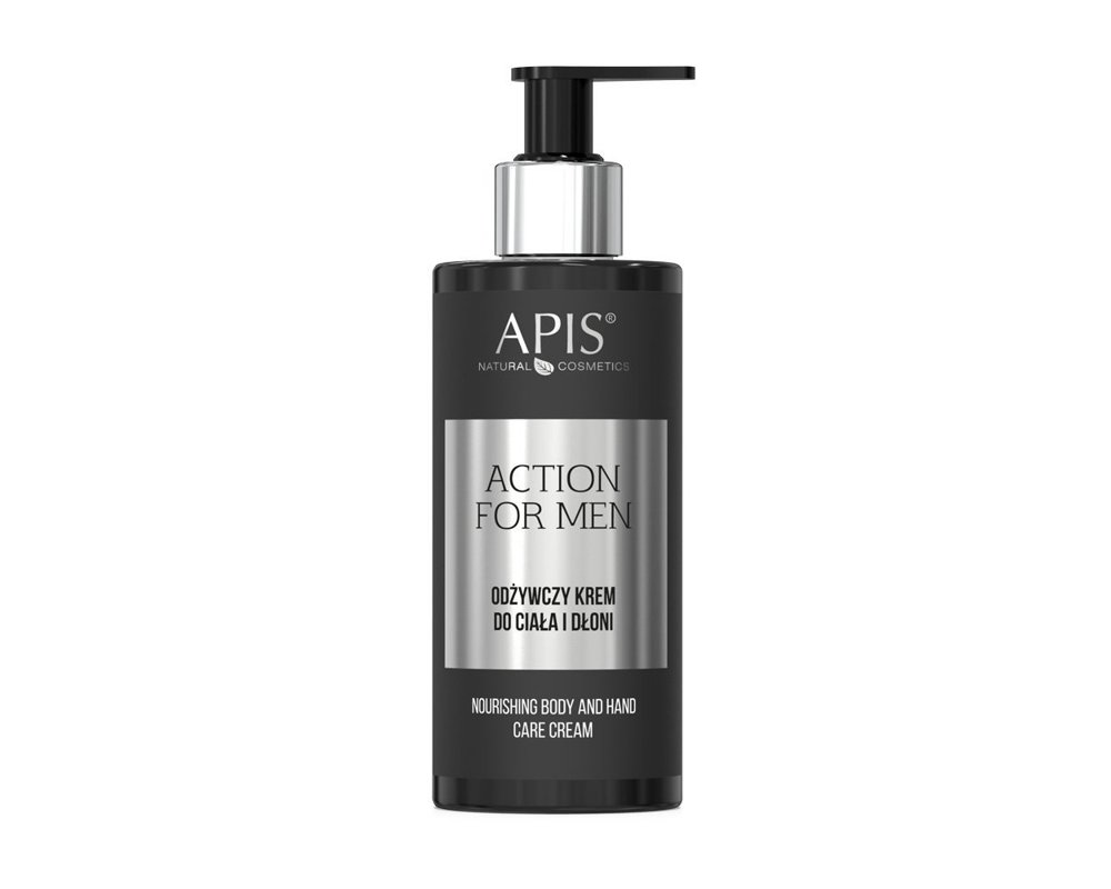 Apis Action for Men Odżywczy Krem do Ciała i Dłoni 300ml