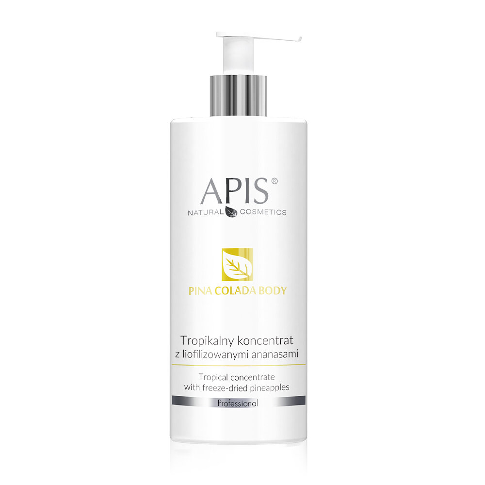 Apis Professional Anti Cellulite Pina Colada Body Tropikalny Koncentrat z Liofilizowanymi Ananasami 500ml