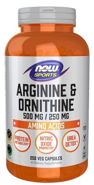 Arginine & Ornithine - 250 vcaps