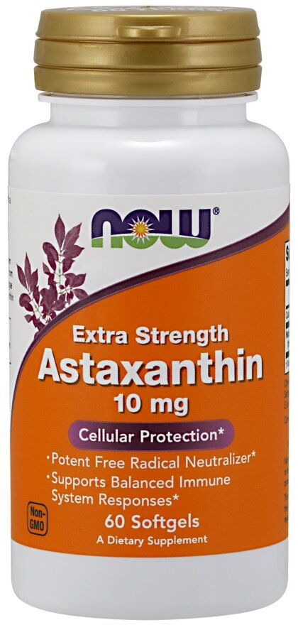 Astaxanthin Extra Strength, 10mg - 60 softgels