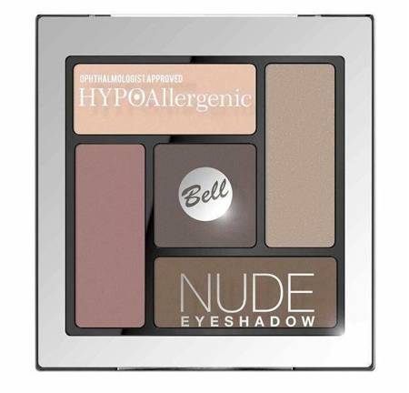 Bell HypoAllergenic Nude Eyeshadow Hypoalergiczne Satynowo-Kremowe Cienie do Powiek 01 5g