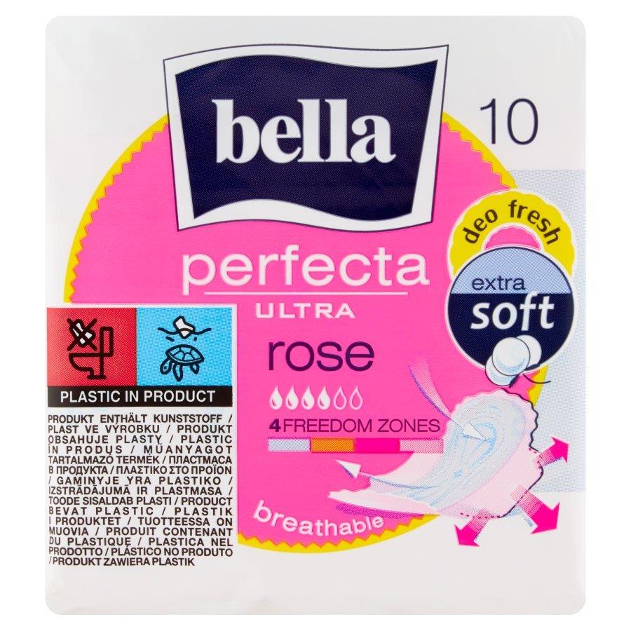 Bella Perfecta Ultra Rose Extra Soft Podpaski Higieniczne 10 Sztuk