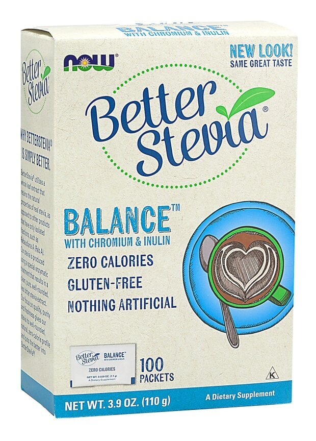 Better Stevia Balance with Chromium & Inulin - 100 packets