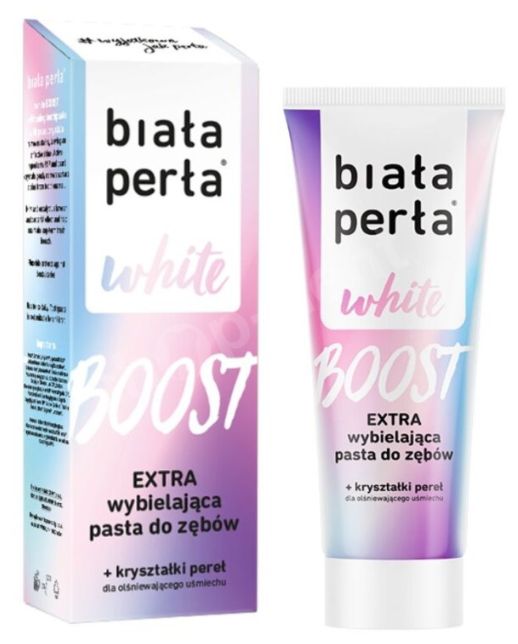 Biała Perła White Boost Wybielająca Pasta do Zębów 75ml