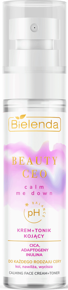 Bielenda Beauty Ceo Calm Me Down Kojący Krem Tonik dla Każdego Rodzaju Cery 75ml Best Before 31.03.25