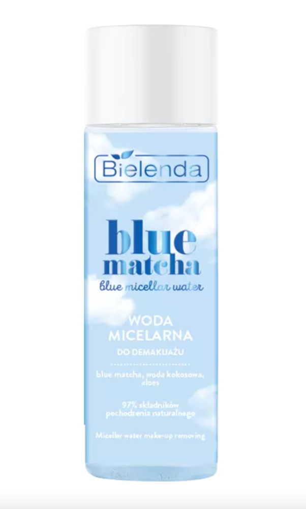 Bielenda Blue Matcha Blue Micellar Water Woda Micelarna do Demakijażu dla Każdego Rodzaju Cery 200ml