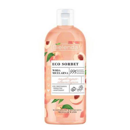 Bielenda Eco Sorbet Brzoskwinia Nawilżająca i Odświeżająca Woda Micelarna 500ml