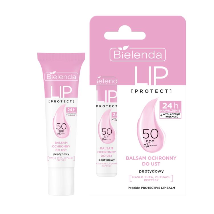 Bielenda Lip Protect Balsam Ochronny do Ust SPF 50 Peptydowy 10g