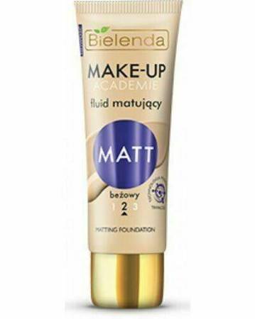 Bielenda Make Up Academie Matting Fluid Podkład Matujący 02 Beige 30g