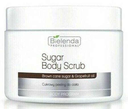 Bielenda Professional Body Scrub Cukrowy Peeling do Ciała Wygładzający Skórę 600g Best Before 31.10.24