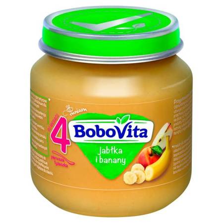 BoboVita Deser Jabłka i Banany po 4 Miesiącu 125g