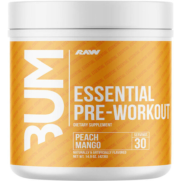 CBUM Essential Pre-Workout, Peach Mango - 423g