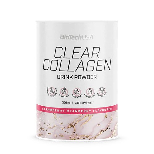 Clear Collagen, Strawberry-Cranberry - 308g