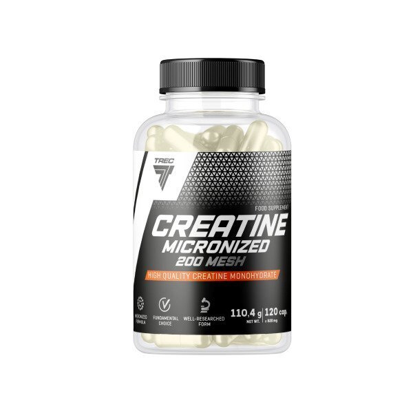 Creatine Micronized 200 Mesh - 120 caps