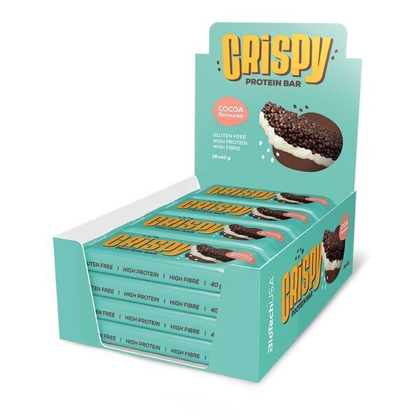 Crispy Protein Bar, Cocoa - 16 x 40g