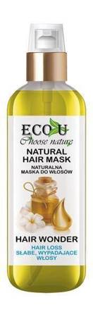 Eco U Naturalna Maska przeciw Wypadaniu Włosów z Witaminami do Włosów Osłabionych 125ml