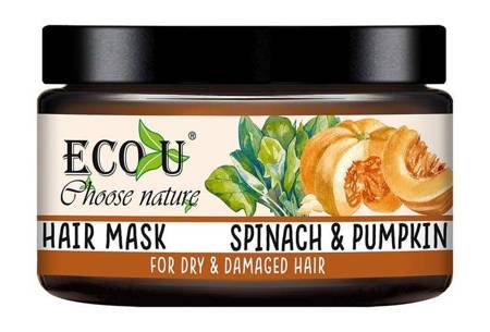 Eco U Pumpkin and Spinach Maska do Włosów Suchych i Zniszczonych 250ml