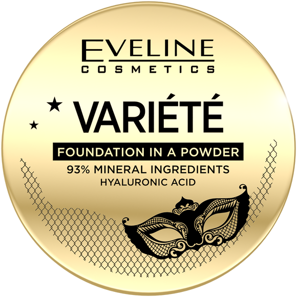 Eveline Variete 93% Naturalnych Składników Podkład Mineralny w Pudrze 02 Natural 8g