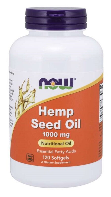 Hemp Seed Oil, 1000mg - 120 softgels