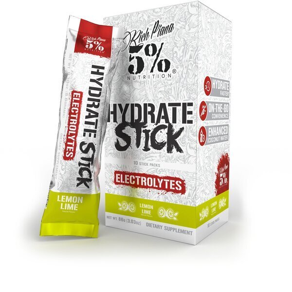 Hydrate - Legendary Series Stick Packs, Lemon Lime - 10 x 9g