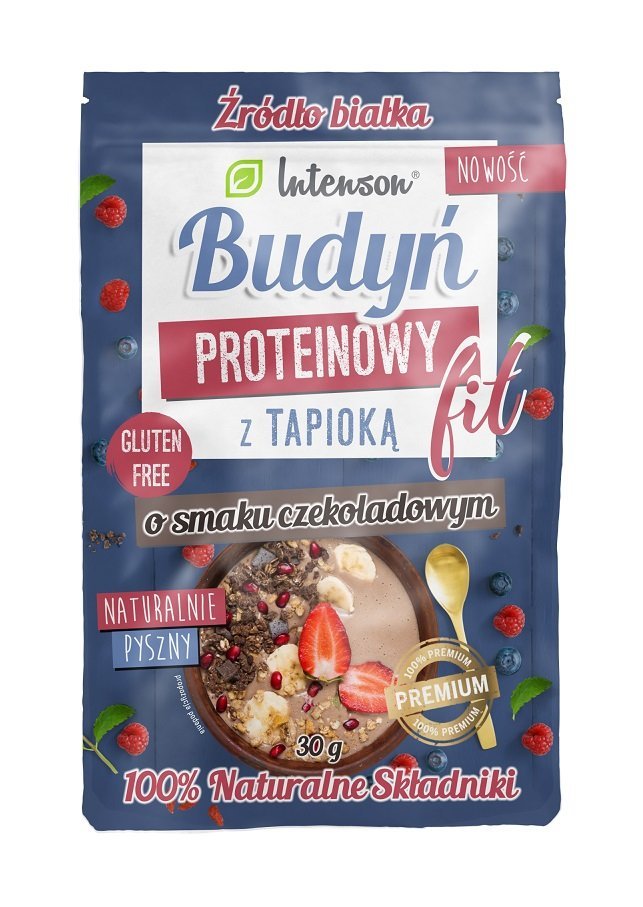 Intenson Budyń Proteinowy Fit z Tapioką o Smaku Czekoladowym 30g