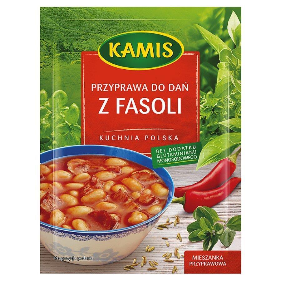 Kamis Kuchnia Polska Przyprawa do Dań z Fasoli Mieszanka Przyprawowa 20g