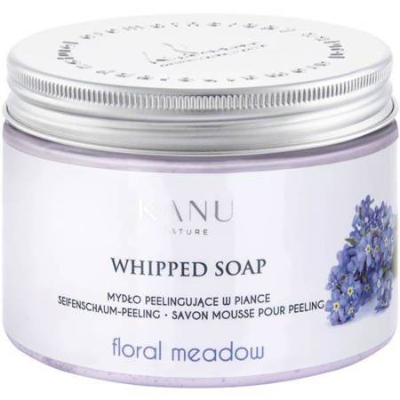 Kanu Nature Whipped Soap Delikatne Mydło Peelingujące w Piance Kwiatowa Łąka 180g