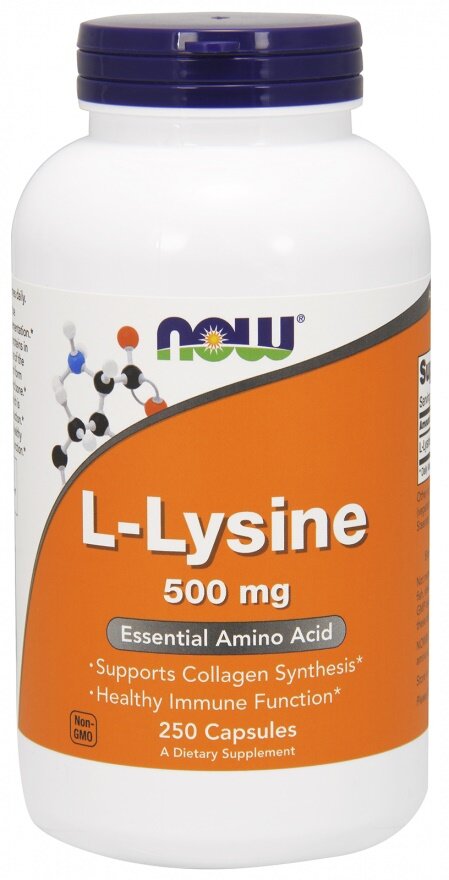 L-Lysine, 500mg - 250 vcaps