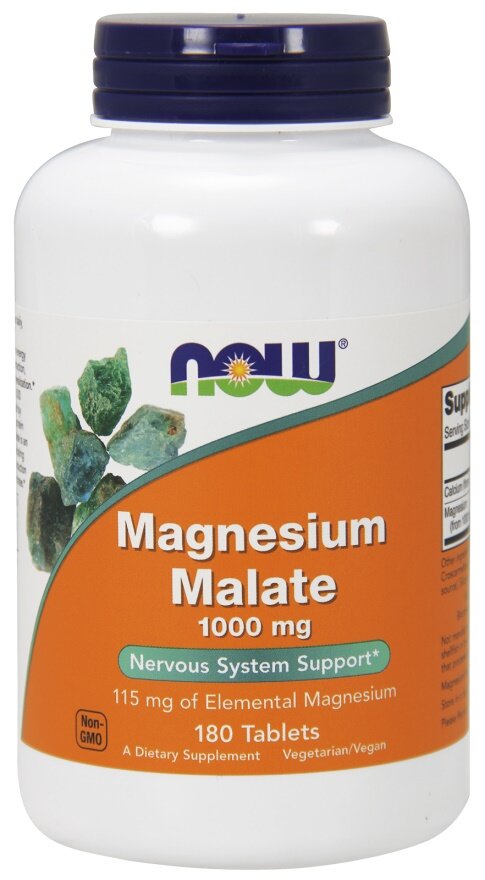 Magnesium Malate, 1000mg - 180 tabs