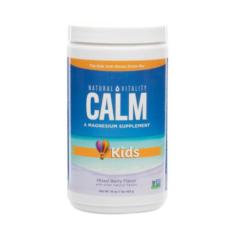 Natural Calm Kids, Mixed Berry - 453g