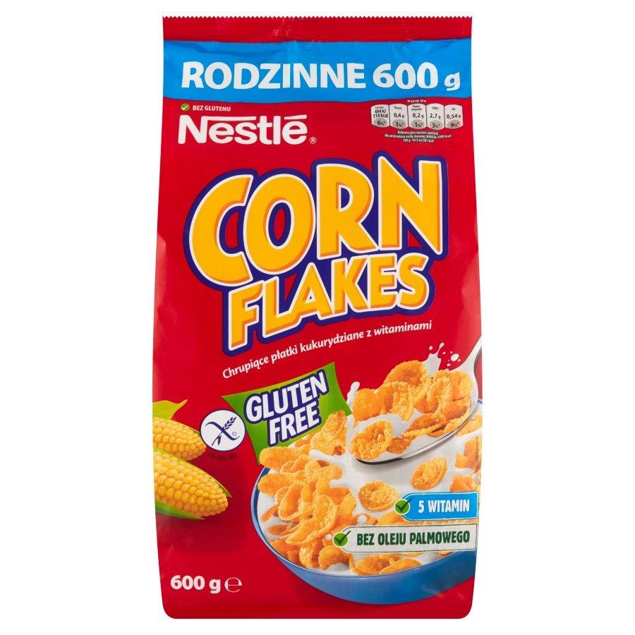 Nestlé Corn Flakes Płatki Śniadaniowe 600g