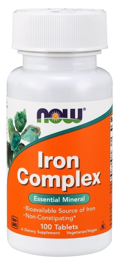 Now Foods Iron Complex 100 Tabletek