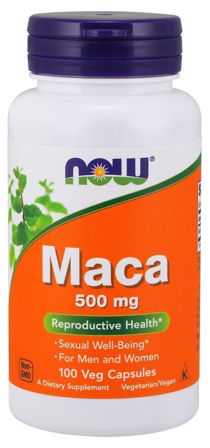 Now Foods Maca 500mg 100 Kapsułek