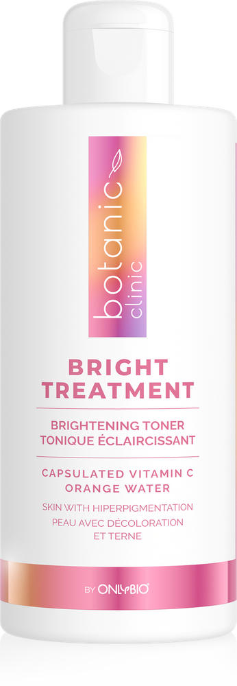 OnlyBio Botanic Clinic Bright Treatment Rozświetlający Tonik dla Skóry z Przebarwieniami 300ml