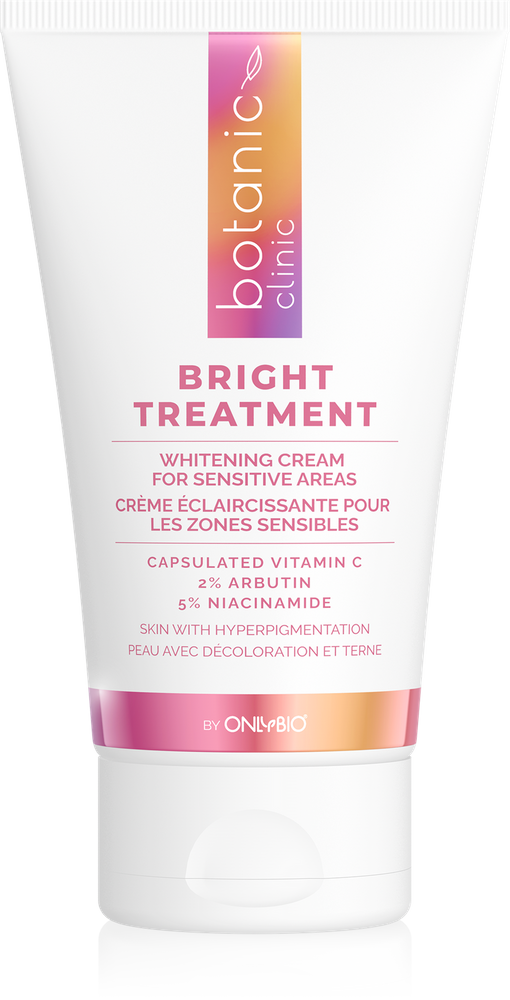 OnlyBio Botanic Clinic Bright Treatment Wybielający Krem do Obszarów Wrażliwych 150ml Best Before 28.02.25