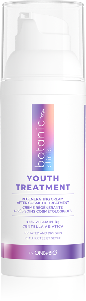 OnlyBio Botanic Clinic Youth Treatment Regenerujący Krem po Zabiegach Kosmetycznych 50ml Best Before 01.03.25