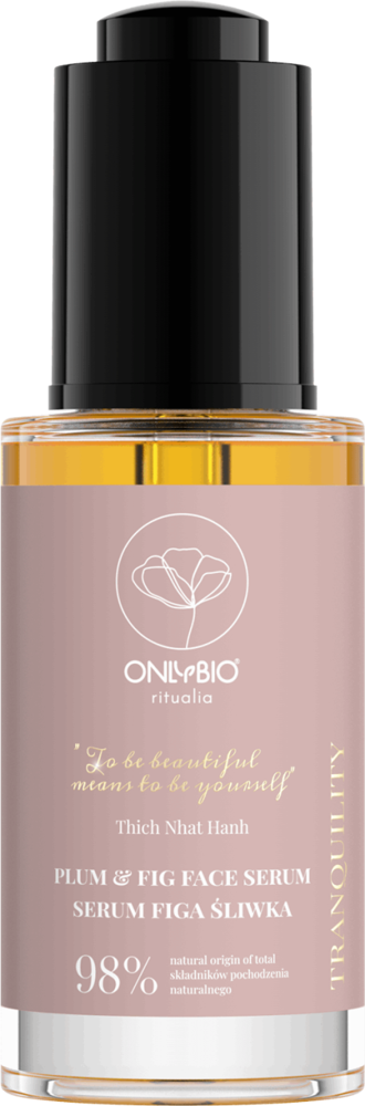 OnlyBio Ritualia Tranquility Odmładzające Serum do Twarzy z Figą i Śliwką 30ml