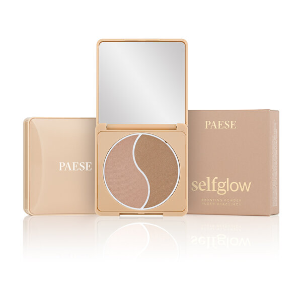 Paese SelfGlow Bronzer Prasowany Puder Brązujący Light 6g