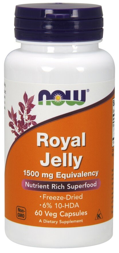 Royal Jelly, 1500mg Equivalency - 60 vcaps