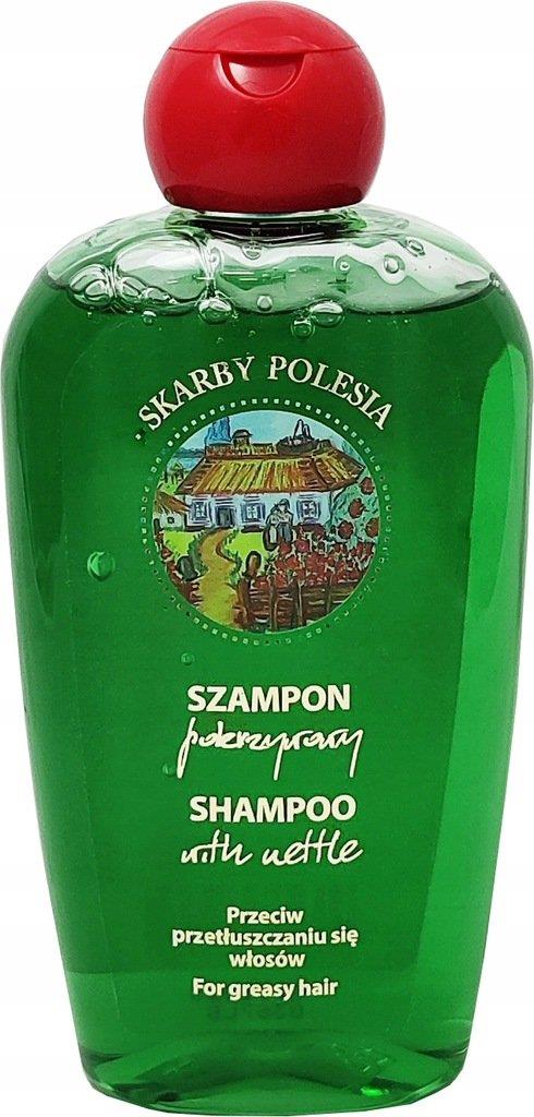 Skarby Polesia Szampon Pokrzywowy przeciw Przetłuszczaniu się Włosów 250ml