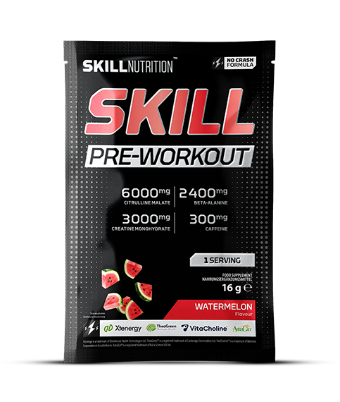 Skill Pre-Workout, Watermelon - 16g (1 serving)